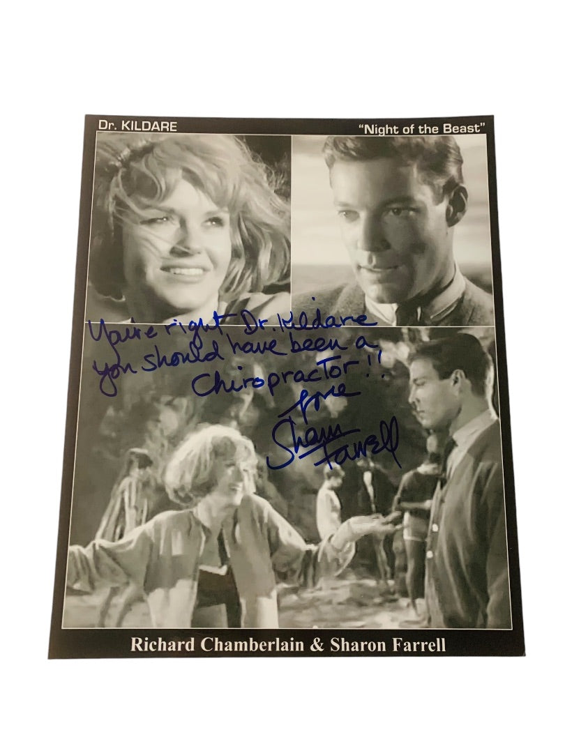 Signed Sharon Farrell Night of the Beast Dr Kildare Personalized Autograph