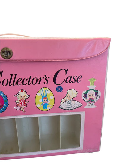 Mattel Kiddles Collectors Case Pink Bag Top Handle Doll Display 1967 Vintage