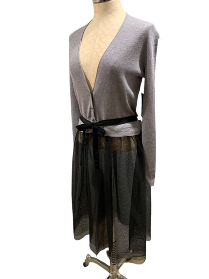 Small Nic+Zoe Womens New Tulle Time Belted Cardigan H171137