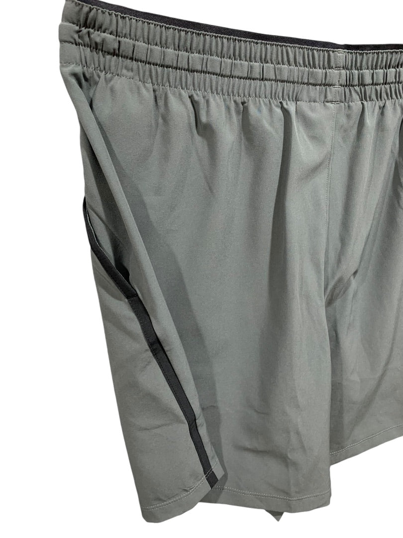 Large Under Armour Mens New Qualifier Performance Shorts Gray 1327678