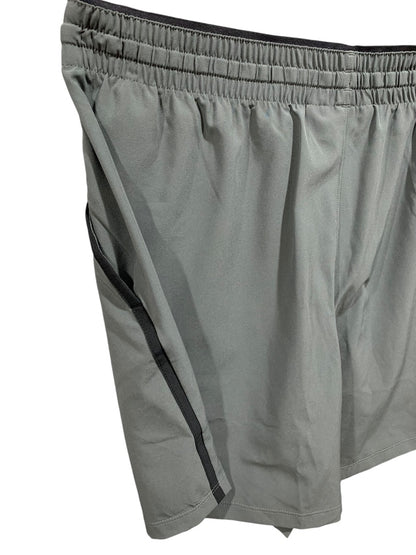 Large Under Armour Mens New Qualifier Performance Shorts Gray 1327678