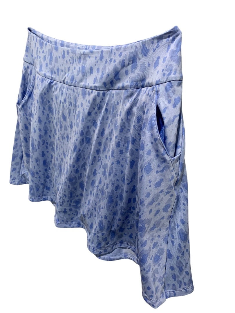 Small Adidas Womens New Print Blue Fusion Golf Skort HT1278