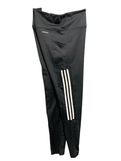 Large Adidas New Womens Carbon 7/8 Legging Tights 3 Stripe HI5798