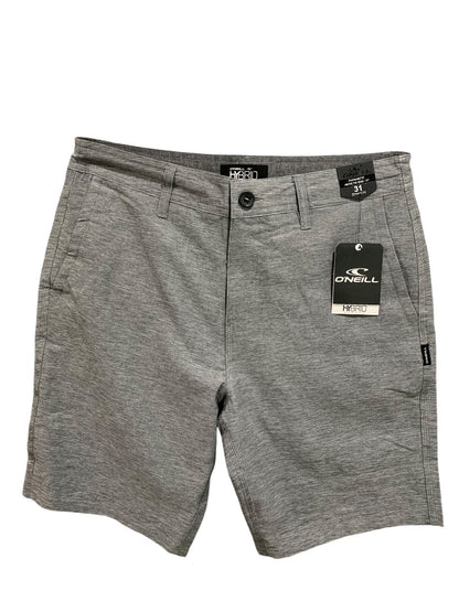 Size 31 O'Neill Mens New Hybrid Drifter Shorts Standard Fit Gray