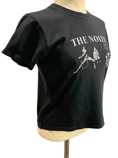 One Size John Galt The Noize Womens Black Band Tshirt Brandy Melville