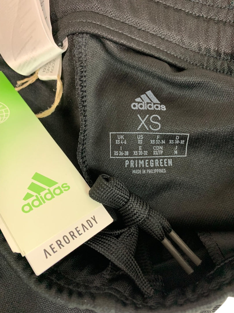 XS Adidas Womens New Tiro Track Pants Black Tapered