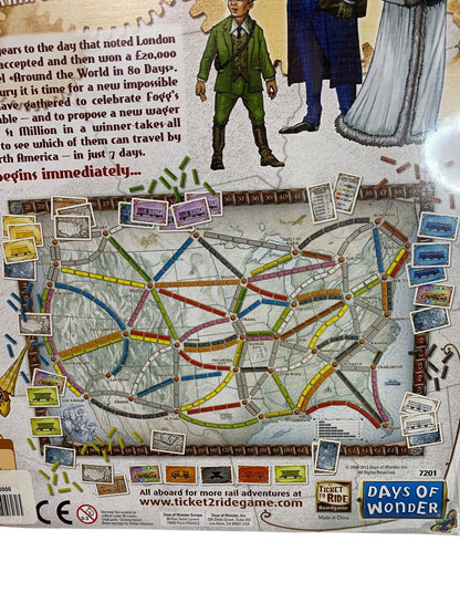 Ticket to Ride Sealed Board Game Days of Wonder 7201 New
