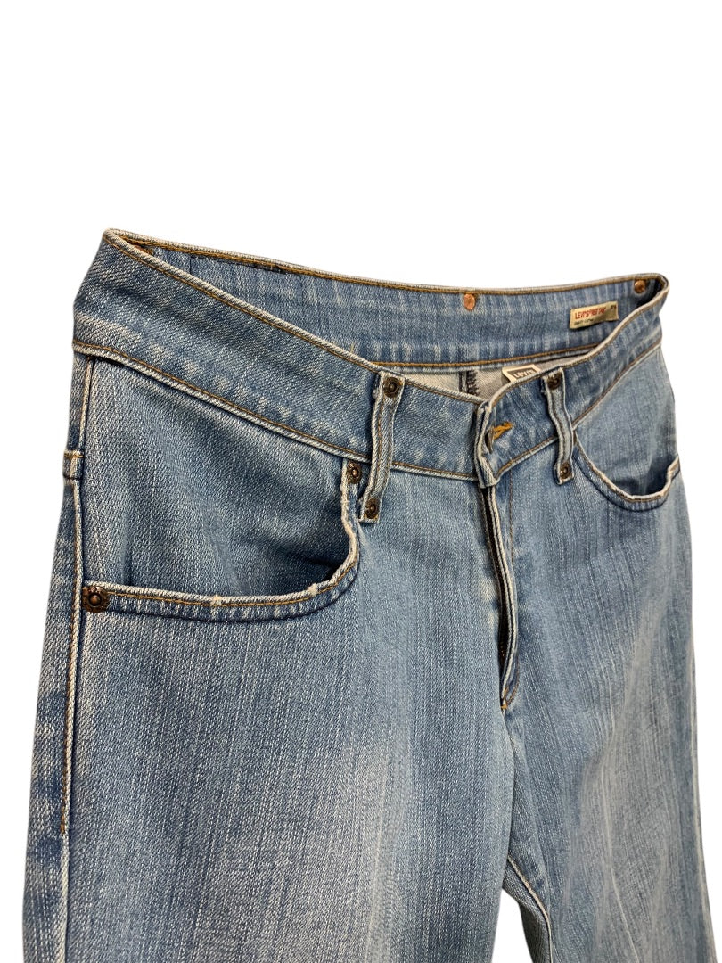 Size 30 Levis Red Tab Jeans Womens Boot Cut Denim 31 Inch Inseam