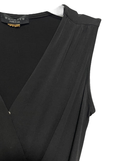 Small Wilfred Sleeveless Jumpsuit Back Zipper Black Womens