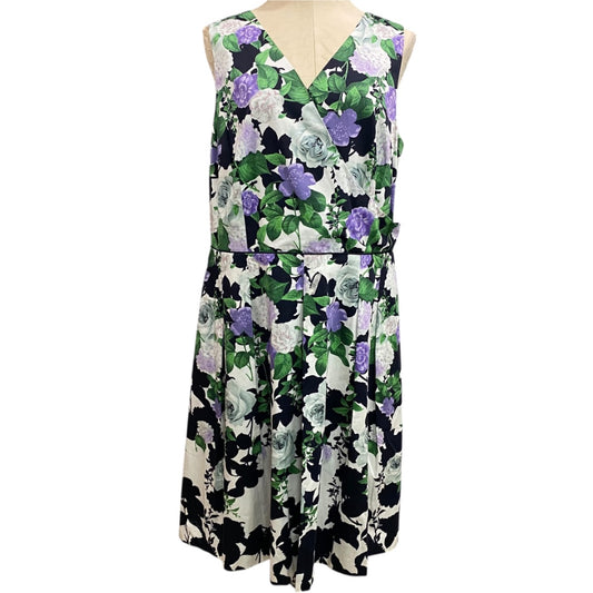 Size 16 Talbots The Oprah Magazine Collection New Floral Dress Pockets