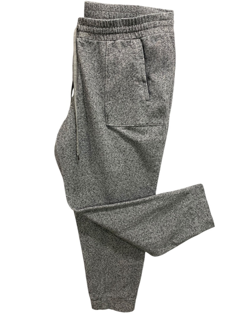 2X T by Talbots Womens Gray Heathered Jogger Pants Pockets