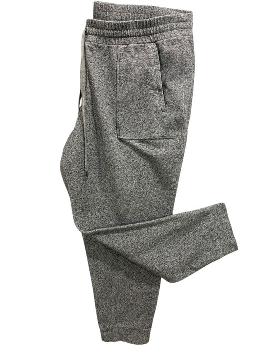 2X T by Talbots Womens Gray Heathered Jogger Pants Pockets