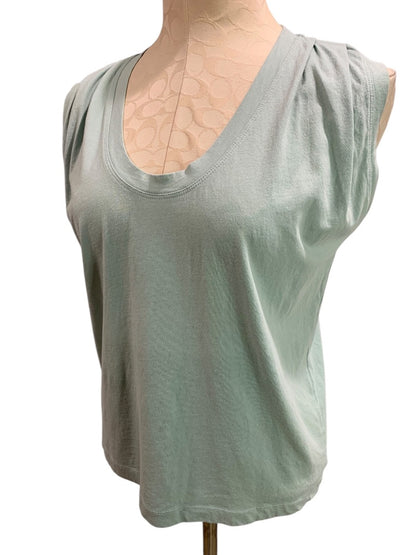 XS Loft Womens Mint Green Loose Fit Tshirt Scoop Neck Soft