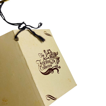 New The Fabrini Collection Goldtone Cobra Chain Necklace 16 Inch Spring Clasp