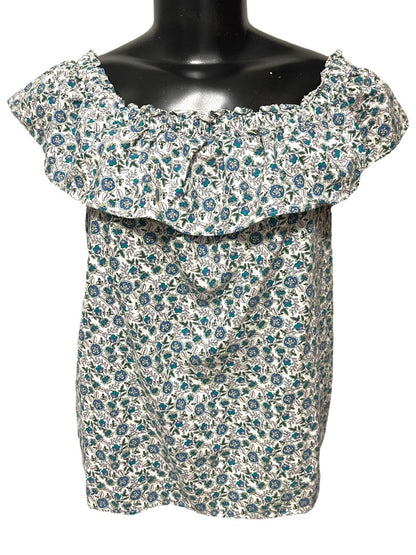 XXS J. Crew Tiered Ruffled Lined Floral Mini Skirt AY478