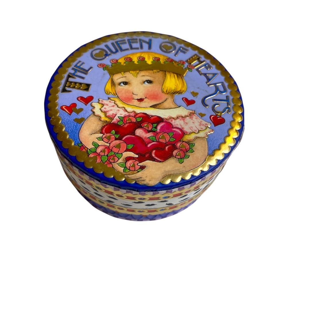 Mary Engelbreit Pooch & Sweetheart The Queen of Hearts Trinket Box