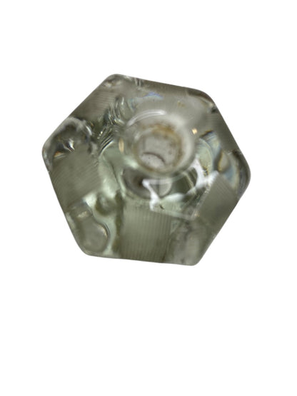 Glass Antique Drawer Knob Pull Clear 39mm 1.5" No Hardware