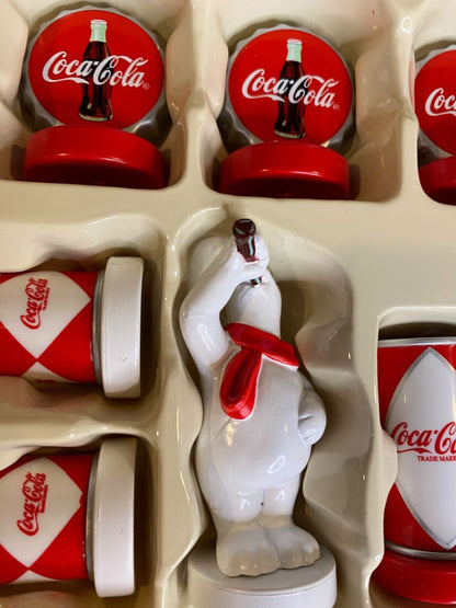 Coca-Cola vs Coke Game Replacement Pieces  Santa Polar Bear New 1990s
