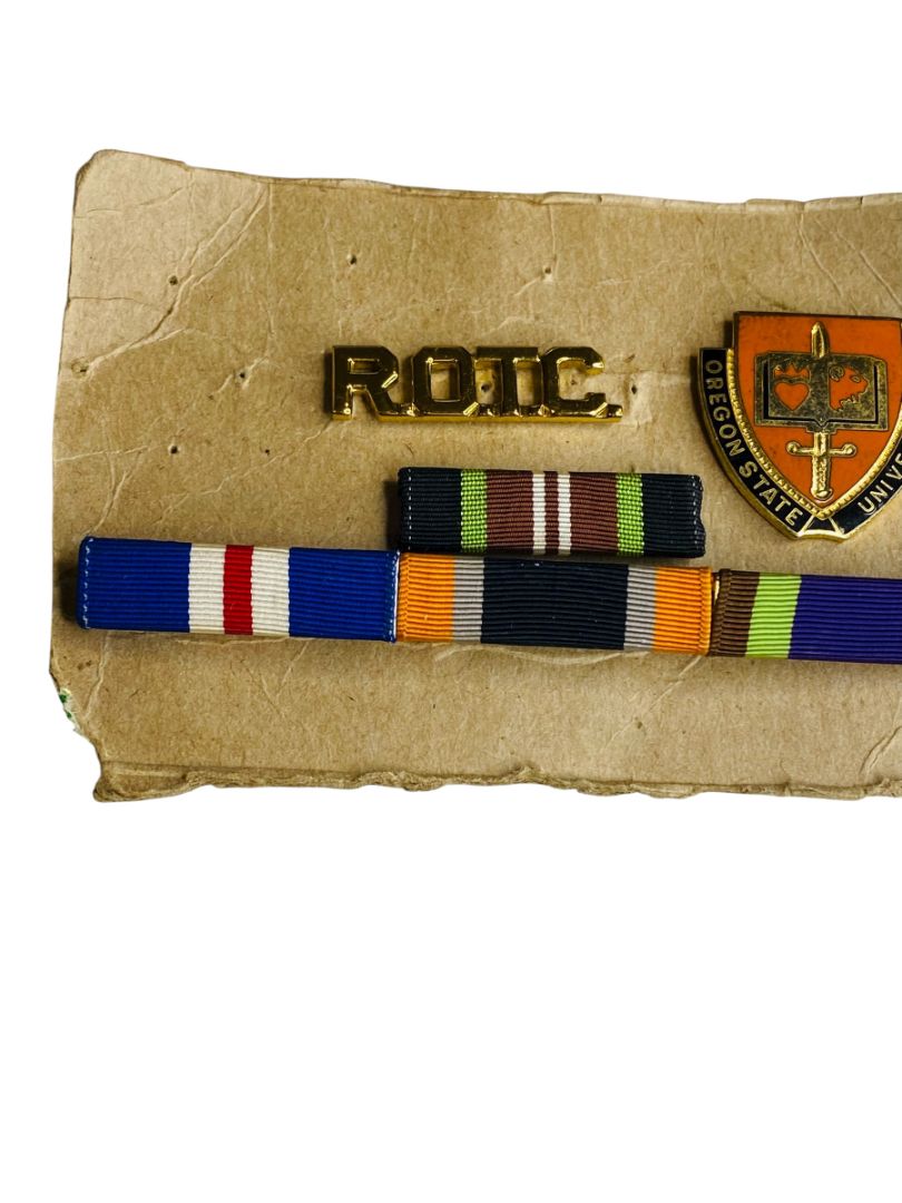 Vintage ROTC Pins Bar Oregon State University Lot of 4