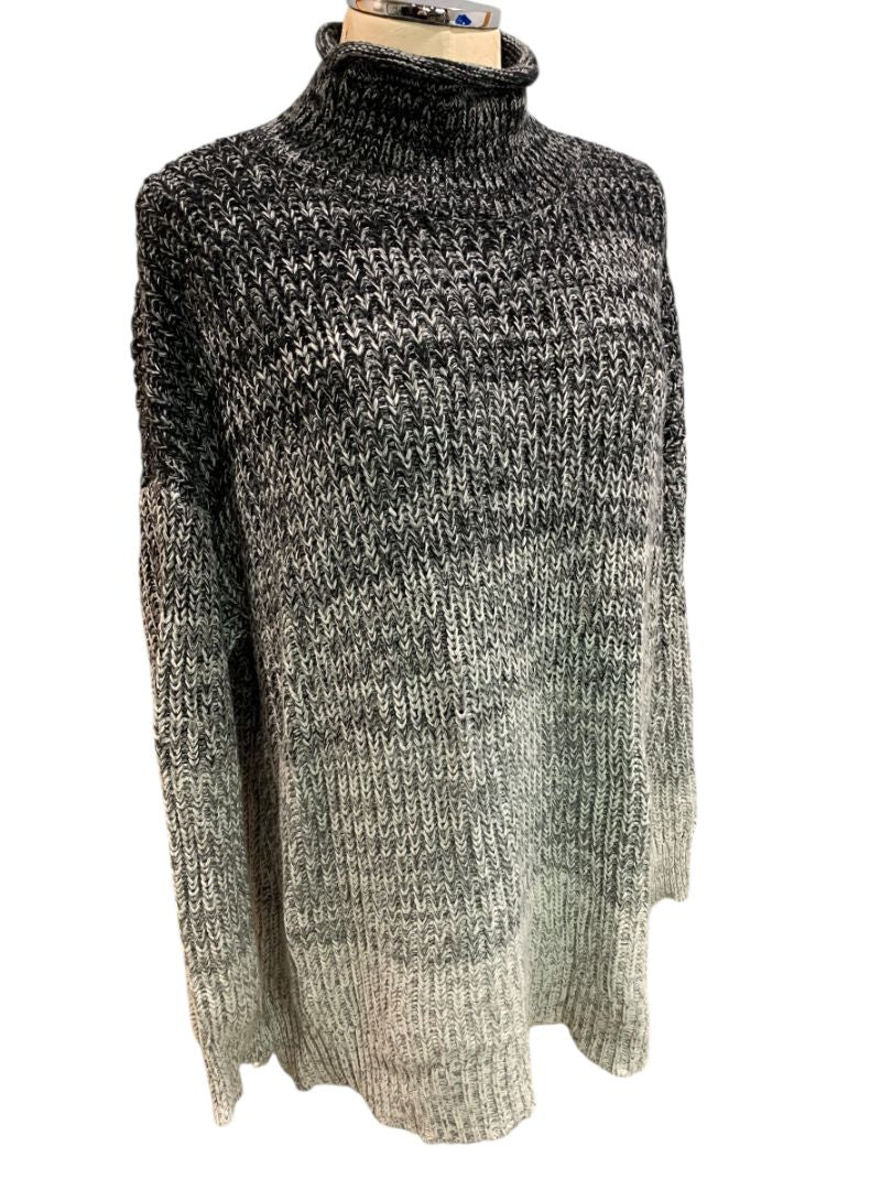 Size XL Haven Well Within Womens Chunky Knit Roll Turtleneck Sweater