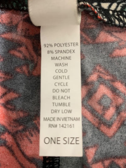 One Size LulaRoe Womens Leggings 3 Pair Assorted Skull Rose Spiderweb