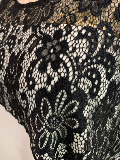 Size 18 Maree Pour Toi New Sheath Dress Ivory Black Lace Sleeveless