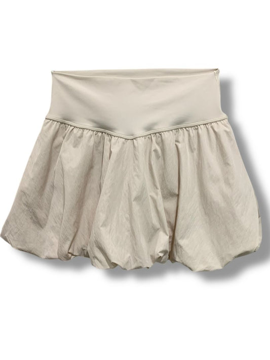 Size Medium Offline by Aerie Bubble Mini Skirt Ivory Skort Undershort