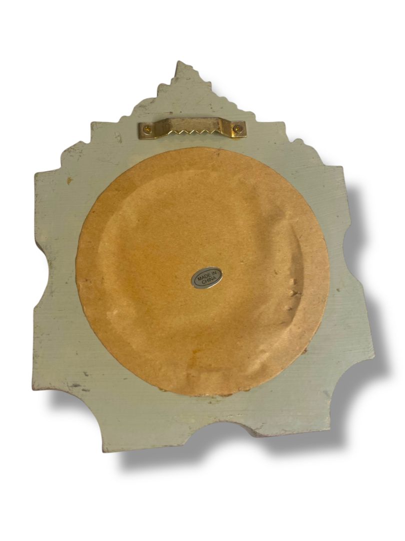 Small Wall Hanging Accent Mirror Shabby Chic Resin 6"h x 5"w