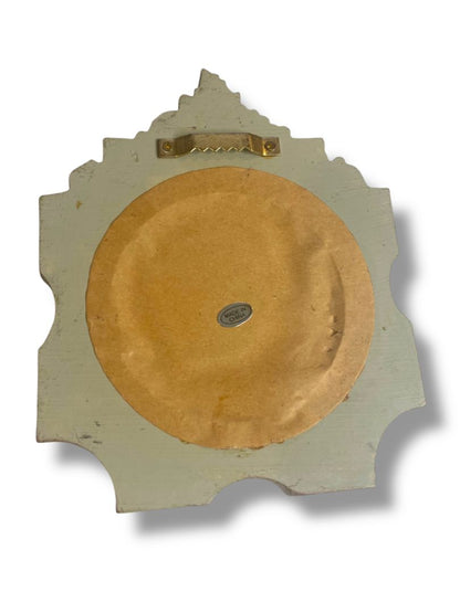 Small Wall Hanging Accent Mirror Shabby Chic Resin 6"h x 5"w