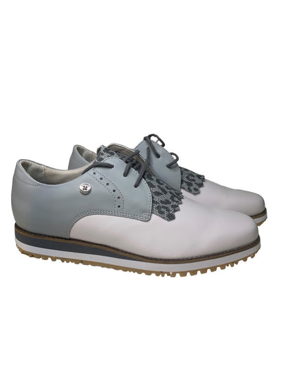 Size 9.5M FootJoy Womens FJ Sport Retro Kiltie Golf Shoes Leather 92395