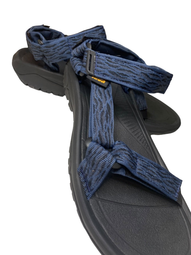 Size 11 Teva Hurricane XLT2 Black Blue Sport Sandal (Womens 13) 1019234