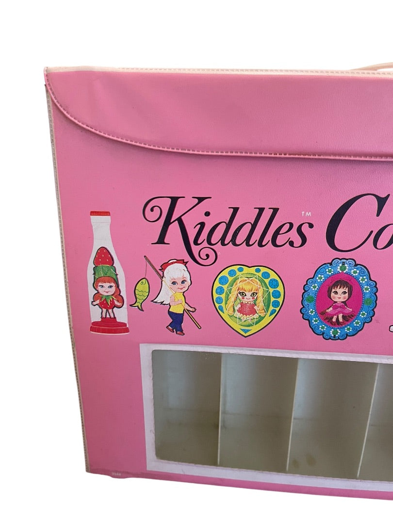 Mattel Kiddles Collectors Case Pink Bag Top Handle Doll Display 1967 Vintage