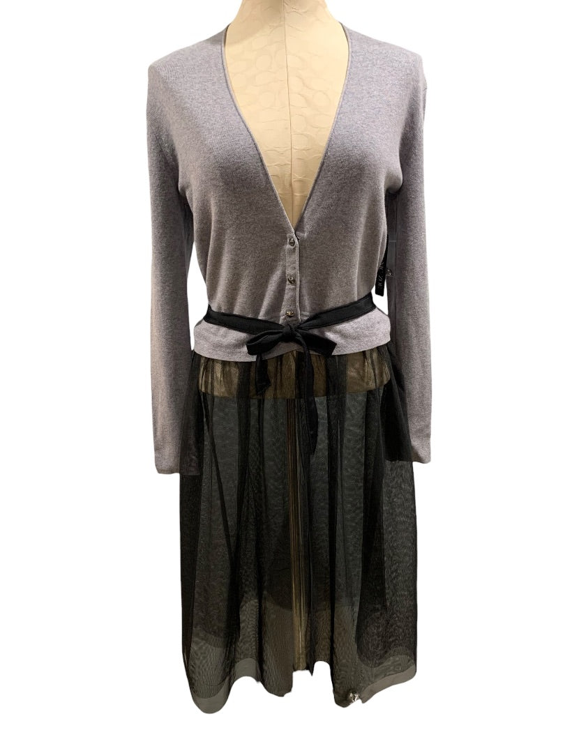 Small Nic+Zoe Womens New Tulle Time Belted Cardigan H171137