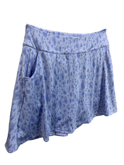 Small Adidas Womens New Print Blue Fusion Golf Skort HT1278