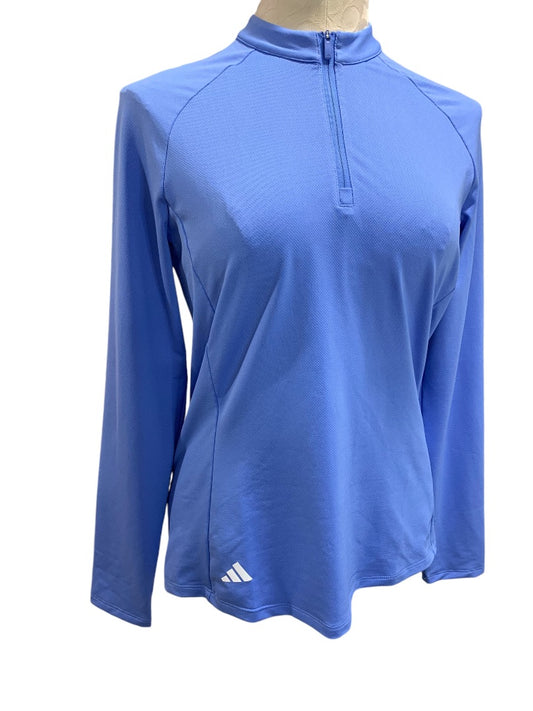 Small Adidas Golf Womens New Long Sleeve 1/4 Zip Shirt HY3971