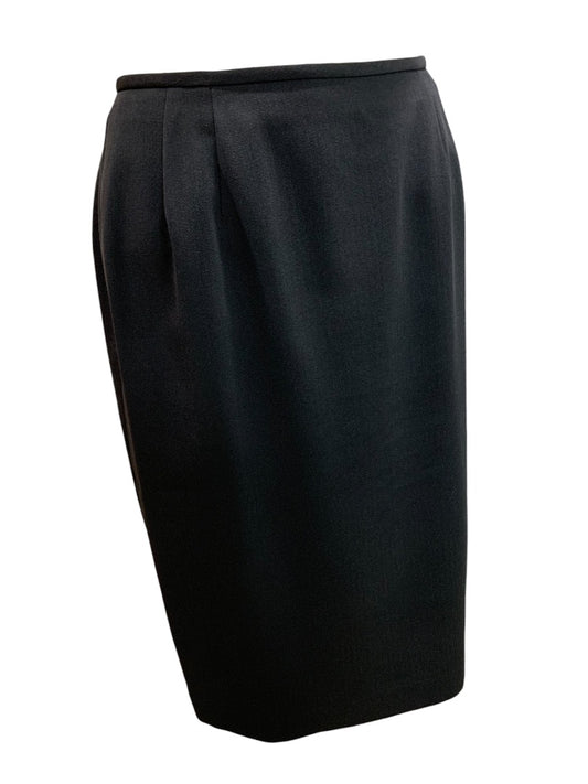 Size 8 Kasper for ASL Womens Suit Skirt Straight Black