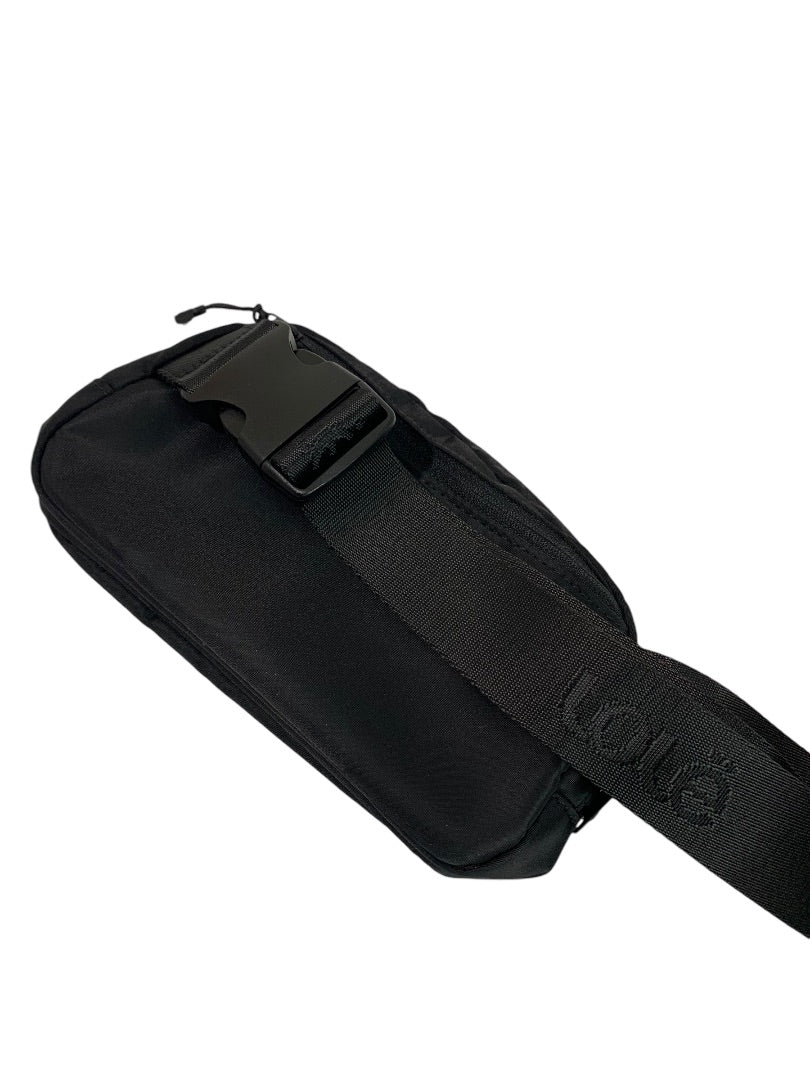 Lole Black Unisex Nylon Belt Bag Fanny Pack Adjustable to 48"