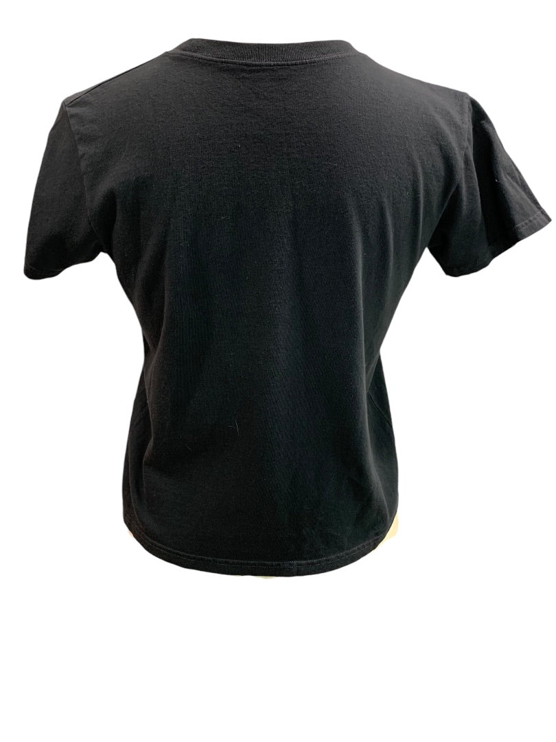 One Size John Galt The Noize Womens Black Band Tshirt Brandy Melville