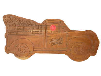 Hallmark Channel Christmas Movie Decorative Charcuterie Board Tray Antique Truck New