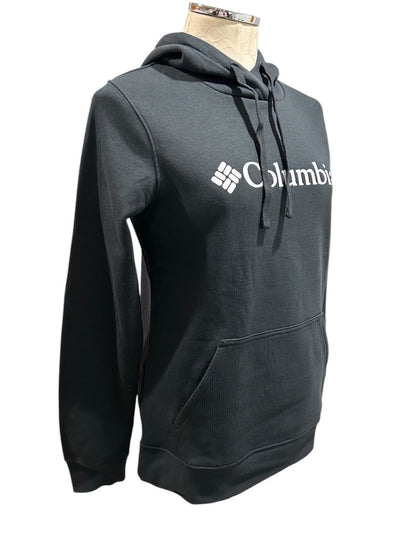 Small Columbia Womens New Trek Graphic Hoodie Pullover Sweatshirt Black