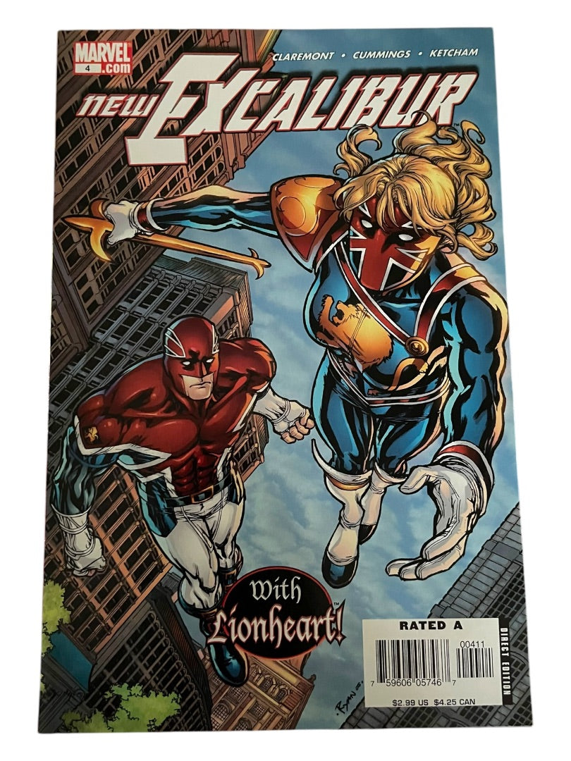 Marvel #4 New ExCalibur with Lionheart  Claremont Cummings Ketcham