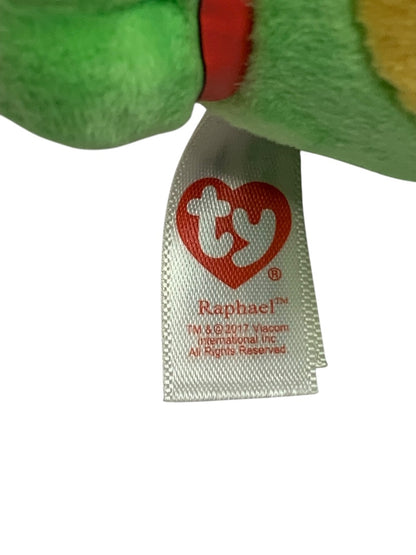 Ty Raphael Stuffed Plush TMNT Teenage Mutant Ninja Turtles 6 Inch