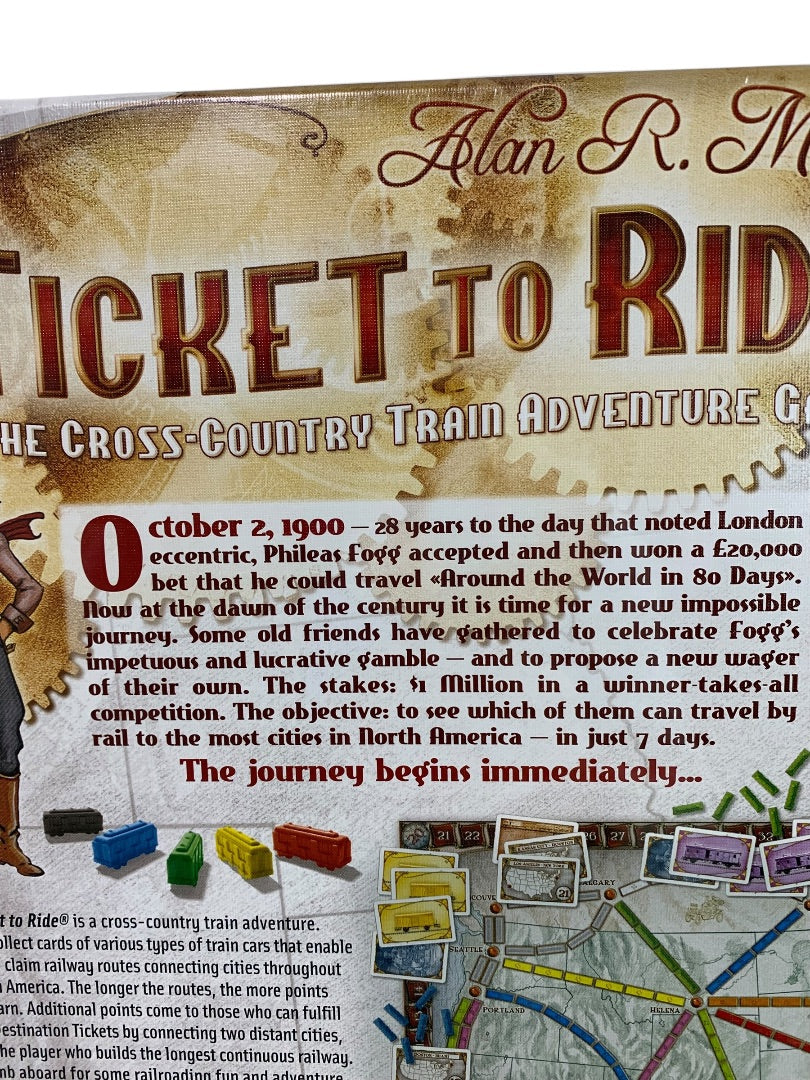 Ticket to Ride Sealed Board Game Days of Wonder 7201 New