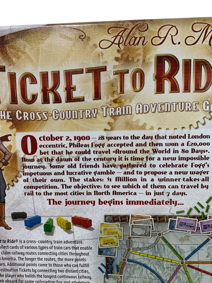 Ticket to Ride Sealed Board Game Days of Wonder 7201 New