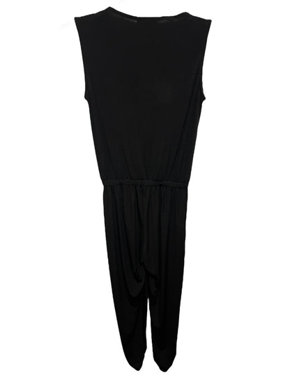 Small Wilfred Sleeveless Jumpsuit Back Zipper Black Womens