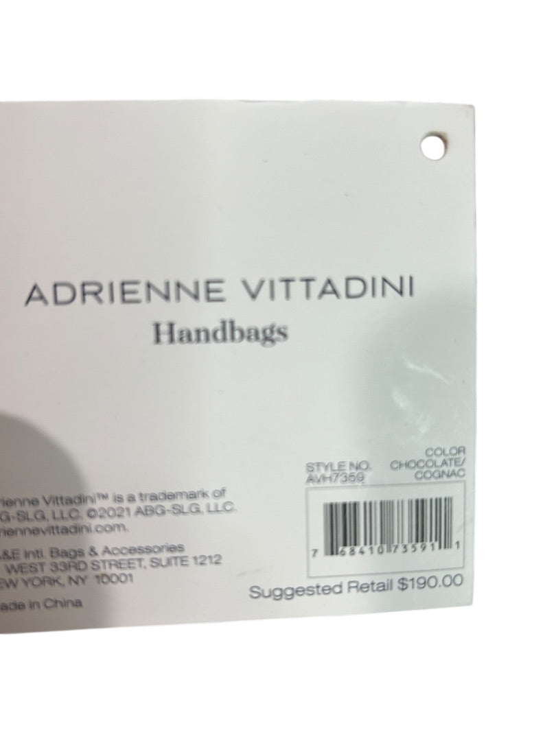 Adrienne Vittadini Top Handle Satchel Bag Removable Shoulder Strap The Signature Collection