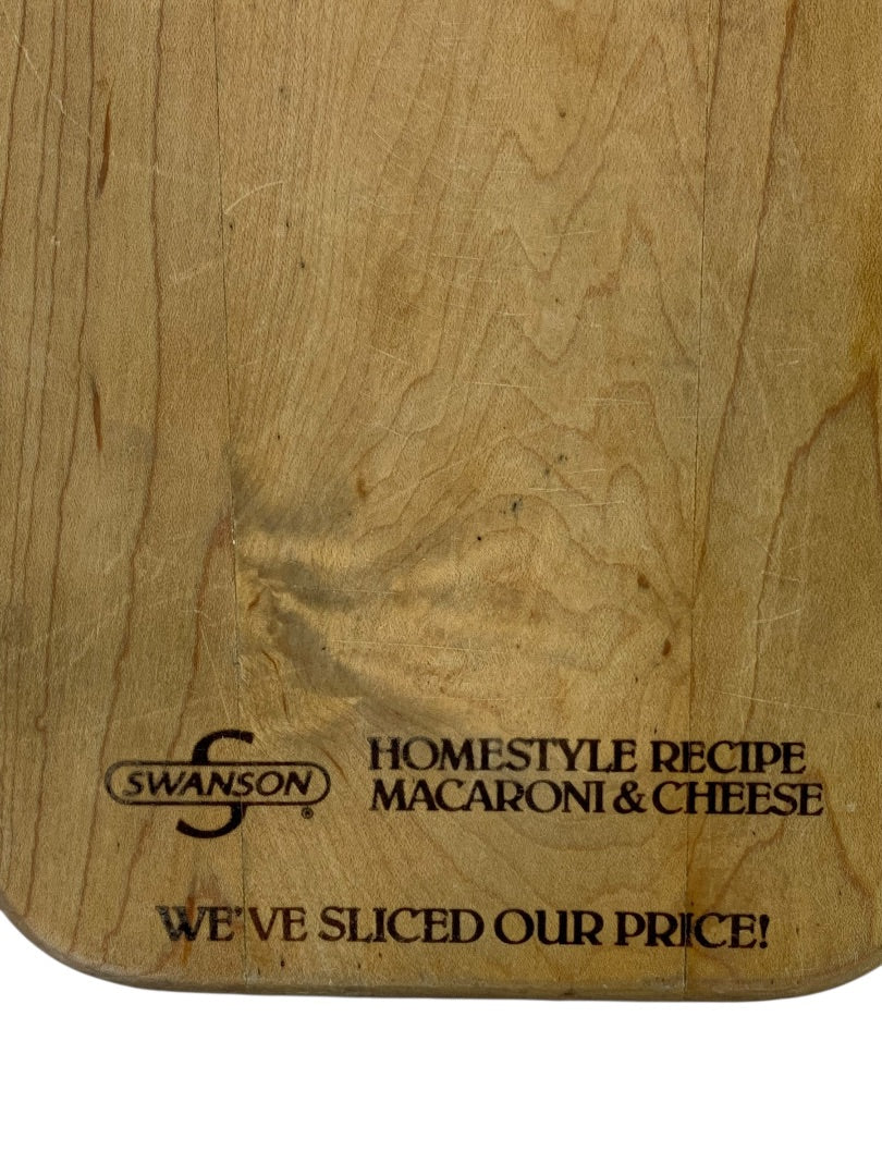 Vintage Swanson Promotional Cutting Board 14" x 7" Hanging