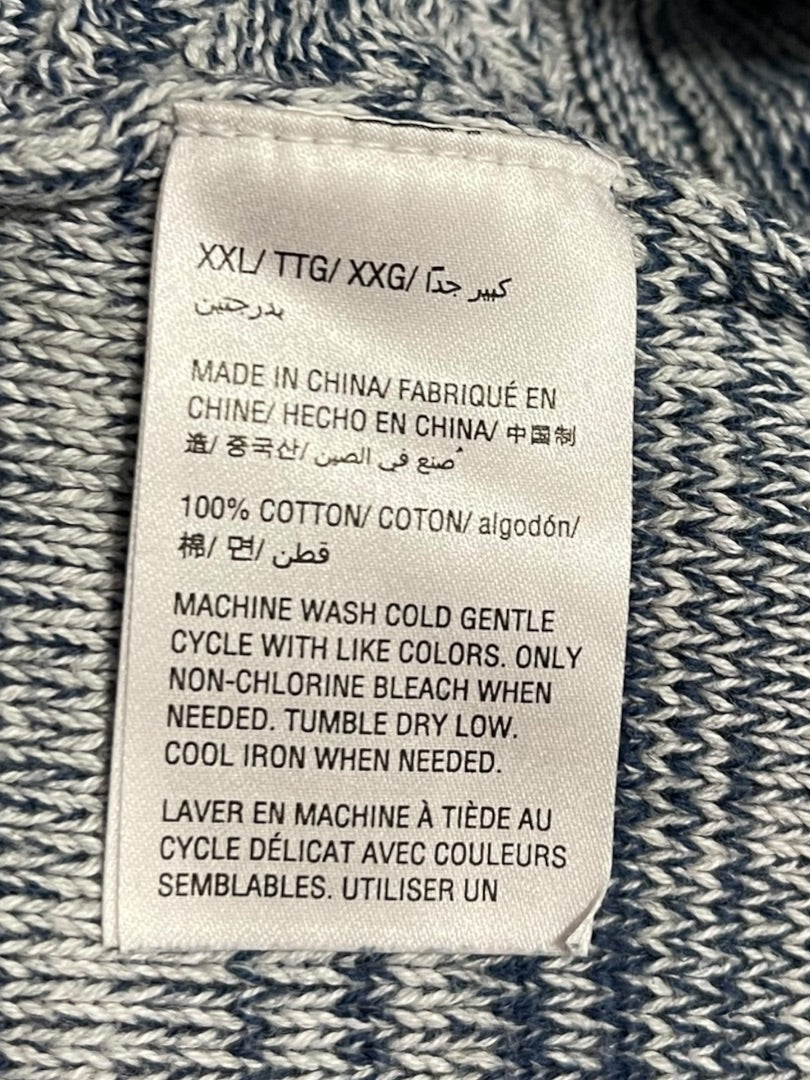 XXL American Rag Cie Womens Long Sleeve Sweater Marled Blue Pullover