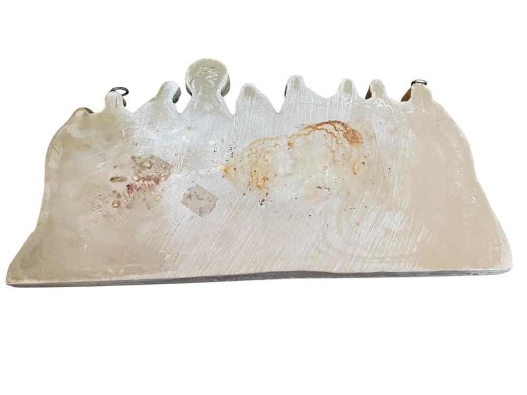 Last Supper Jesus Christ Dimensional Plastic Resin Wall Hanging Vintage