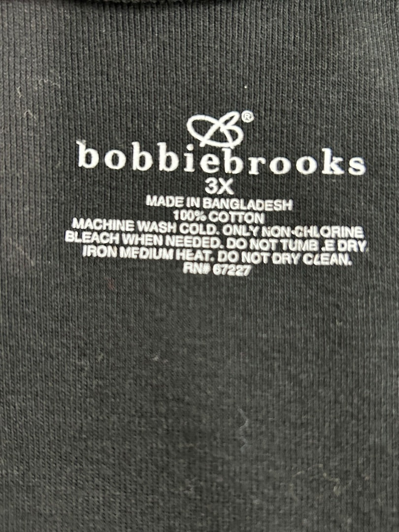 3X Bobbie Brooks Womens Black Scoop Neck Tshirt Tank Top Sleeveless